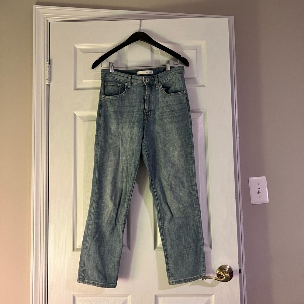 Ella Moss High Waist Straight Jeans